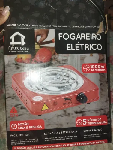 Fogareiro elétrico 