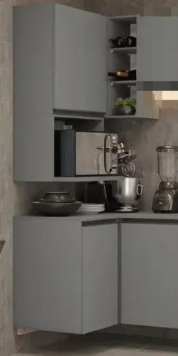 Armário de Cozinha Aéreo + Balcão de Canto