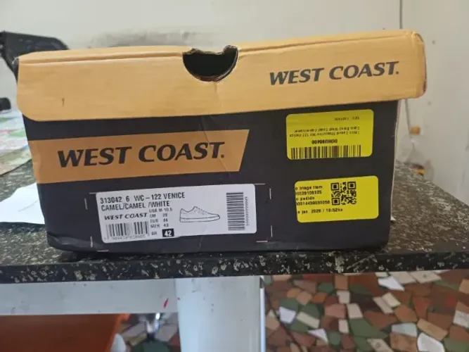 Tênis West Cost Urbano Novo Oferta