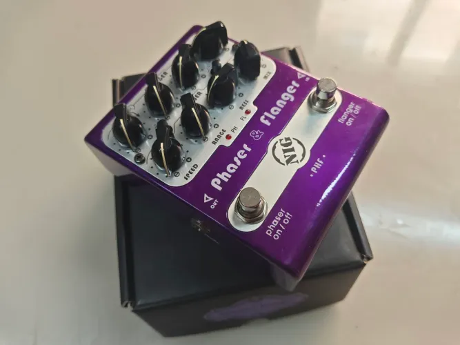 Pedal NIG Phaser & Flanger PHF em estado de ZERO