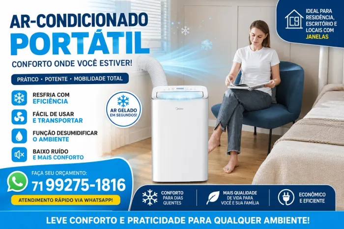 Ar-condicionado portátil para aluguel