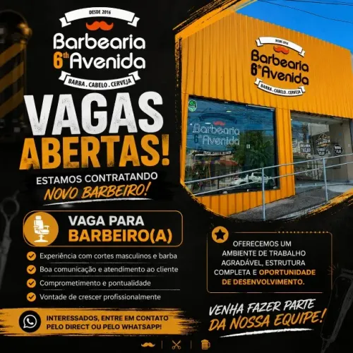 Oportunidade para Barbeiro(a)