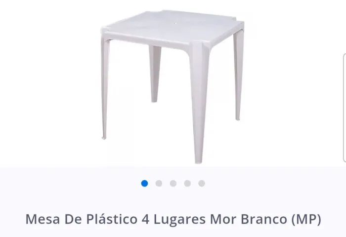 Mesa de plástico (TRAMOTINA)