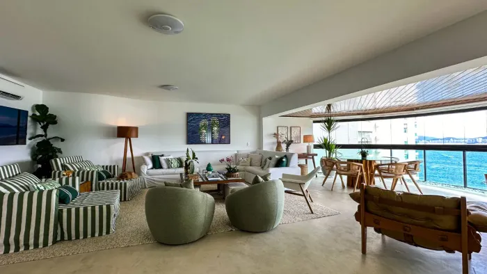 Apartamento alto padrão Á VENDA no Guarujá, litoral de São Paulo, Condominio Tortugas
