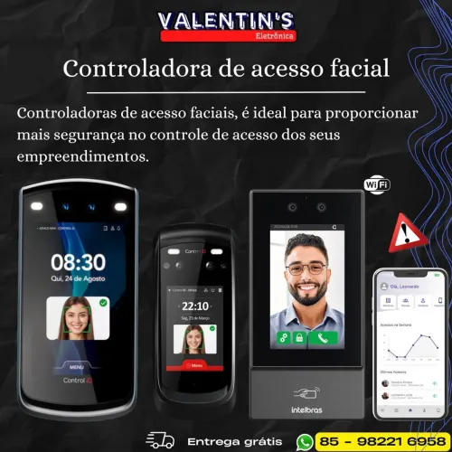 Leitor Facial Controle de Acesso Todos os Modelos