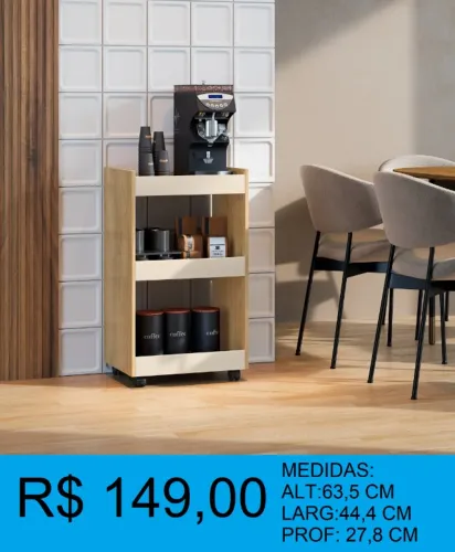 Esmalteria com rodinhas - a pronta entrega 