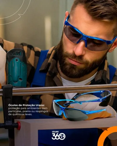 Oculos lente fumê ante impacto, ante embaçate 