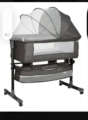 Berço Portátil Bebê Acoplado Co-Bed Connect Maxi baby - GRAFITE