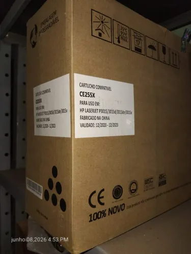 Toner HP CE255X - Novo, lacrado