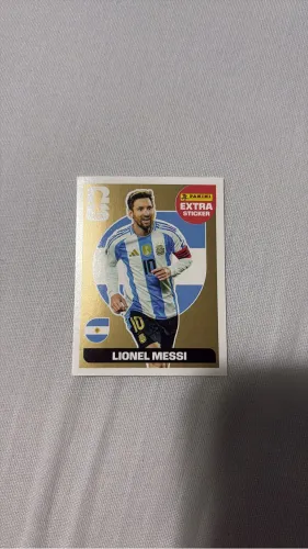 Figurinha Extra "Messi" lengends Golden