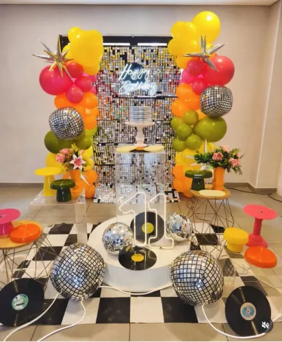 Acervo de decoração para festas