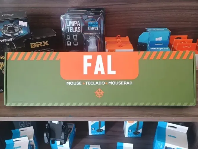Combo Gamer TGT Fal, Rainbow, Teclado ABNT2, Mouse 1600DPI, Mousepad Pequeno, TGT-FAL-RBW0