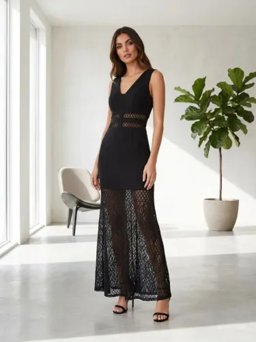 Vestido de festa longo elegante