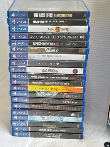 Lote 20 jogos Playstation4 ps4
