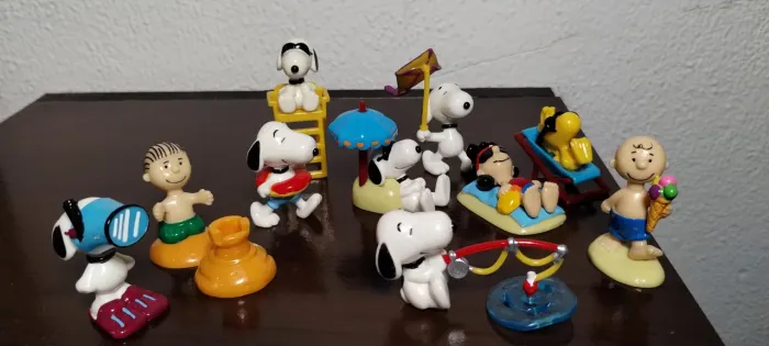 Coleção completa Charlie Brown - Snoopy Exclusiva do Japão - Kinder Ovo