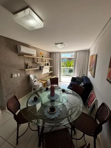 LINDA COBERTURA NO PALM BEACH MOBILIADA com 3 quartos em Porto das Dunas - Aquiraz - CE