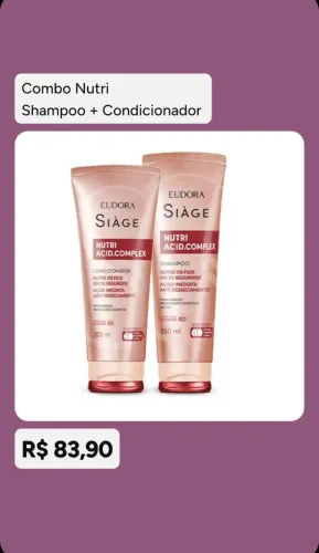 Combo Shampoo + Condicionador Eudora