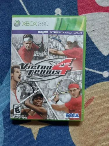 Jogo físico XBOX 360 Virtua 4 tênis para Kinect sensor 