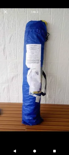 Barraca camping impermeável azul 2 a 3 pessoas