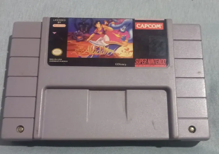 Alladin original snes super Nintendo.