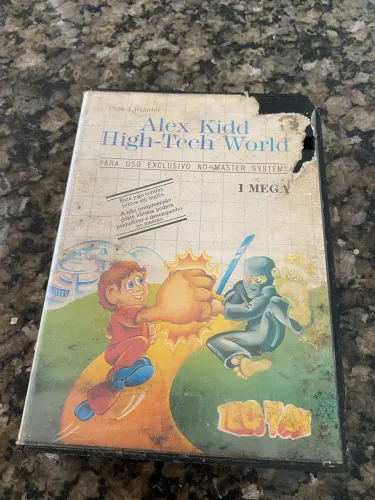 Alex kidd high tech world master system 