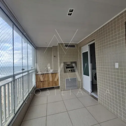 Apartamento 3 Dormitórios Alto Padrão Para Locação Frente Mar em Aviação, Praia Grande/SP