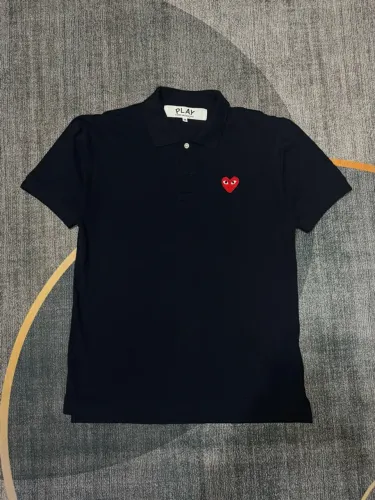 Polo Cdg Play Azul marinho