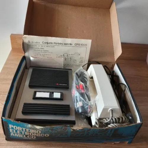 Porteiro Eletrônico Amelco CPS 1000 Vintage 1985 Completo