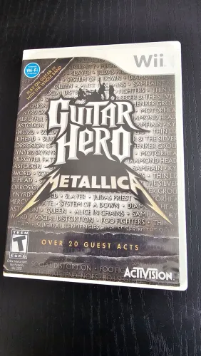 Jogo Guitar hero Metallica para nintendo Wii
