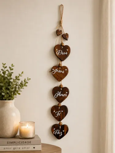 AMOR EM PENCAS DECORAÇÃO AFETIVA