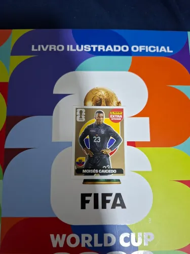 Figurinha do Moisés Caicedo de ouro | copa de 2026