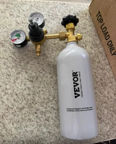 CO2 booster eletrônico garrafa 2,5lb