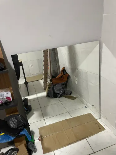 Espelho seminovo 90cm altura