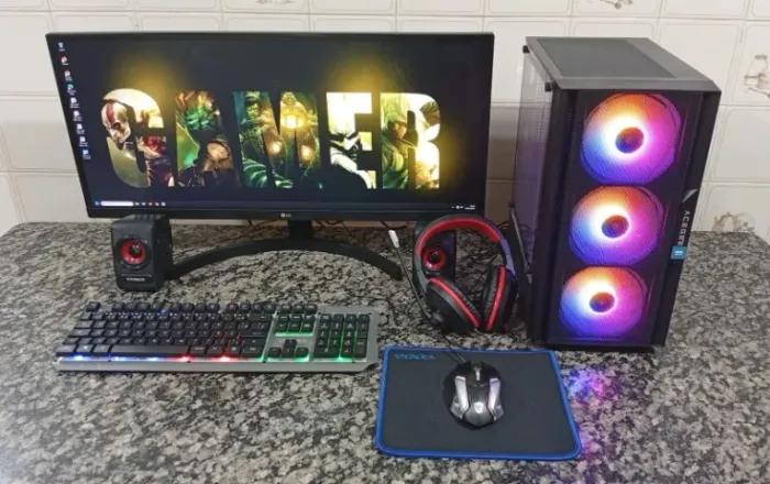 Gamer i3 10ª - 16GB - GTX - 480GB - LCD 29
