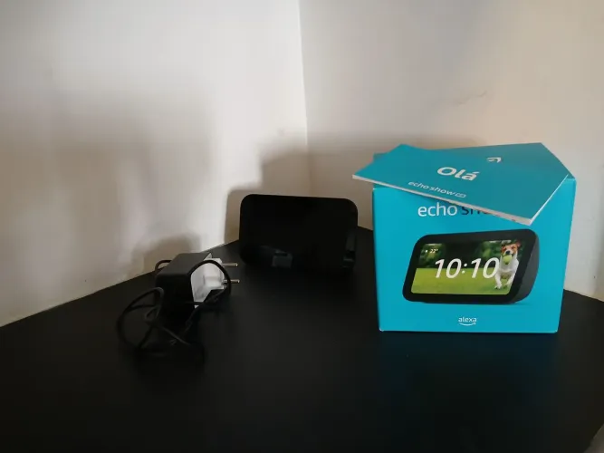 ALEXA ecoshow 5 nova na caixa