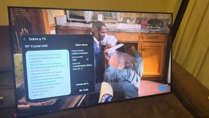 TV 55 SMART TV SAMSUNG - Tizen Crystal UHD 4K 55DU7700