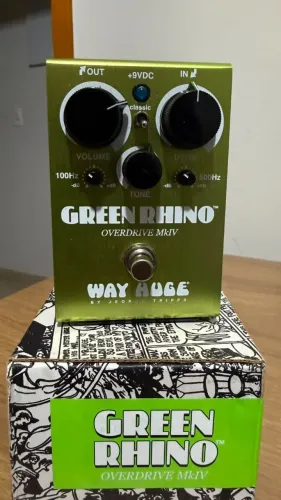 Pedal Dunlop Green Rhino Mark IV Overdrive Way Huge