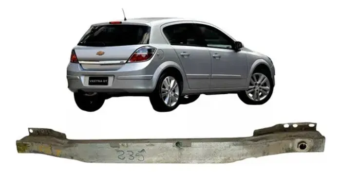 Alma Viga Parachoque Traseiro Vectra Gt 2008 2009 2010 11