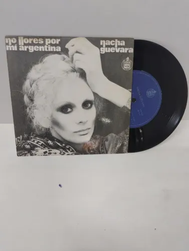 Compacto disco de vinil no llores por mi Argentina - macha guevara