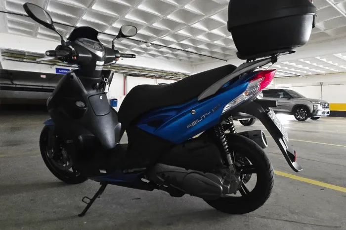 ?[MOTO / SCOOTER] Kymco Agility 16+ 200i ABS Azul - Apenas 9.200 km (Isenta de IPVA na PB)