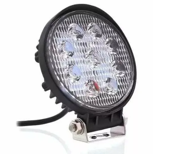 Farol Milha Redondo Led 27w