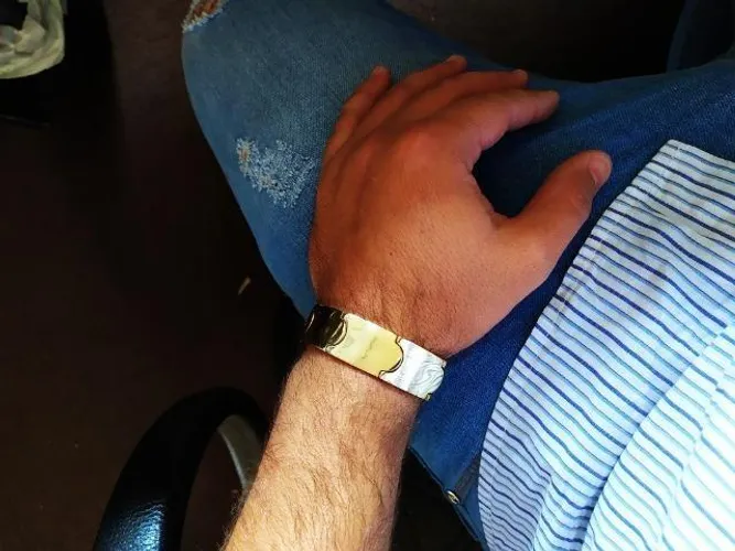 Bracelete moeda antiga frete gratís