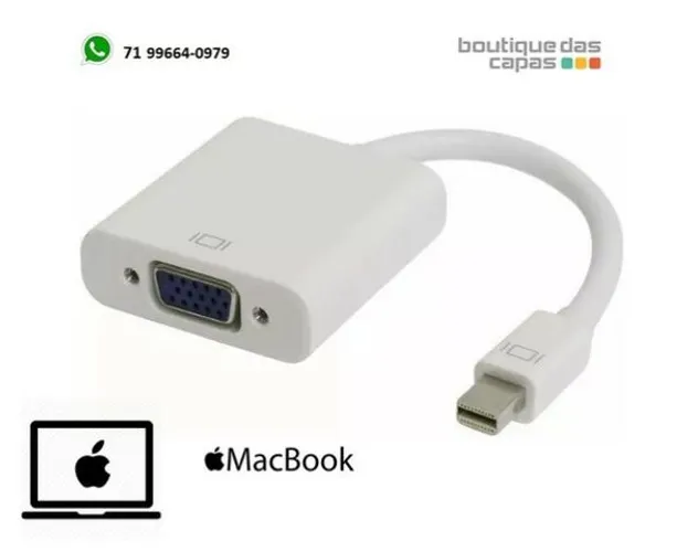 Cabo Adaptador Mini Displayport Para Vga macbook imac Tomate Mtv-606