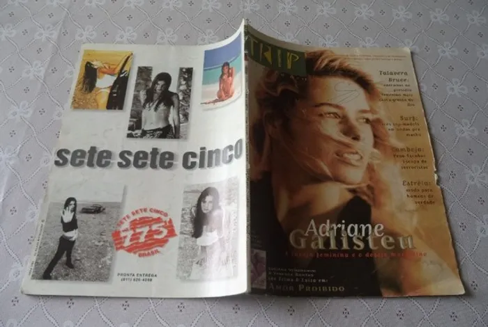 Revista Trip Junho 1995 Capa Adriane Galisteu. Para Colecionadores. 