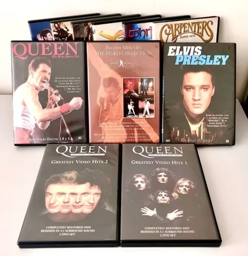 Vendo DVDs Pop Rock Nacionais/internacionais RAROS