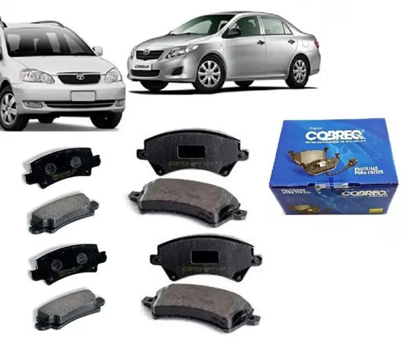 Pastilha De Freio Traseira Corolla/fielder 2008 Ate 2014