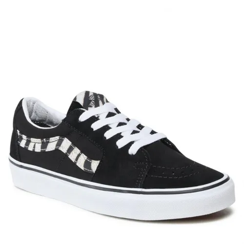 Tênis Vans Sk8 Low Animal Side Stripe Black Zebra Unissex.