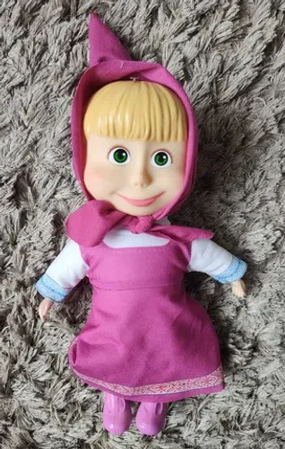Boneca Masha e o Urso em vinil marca Cotiplas 30cm 