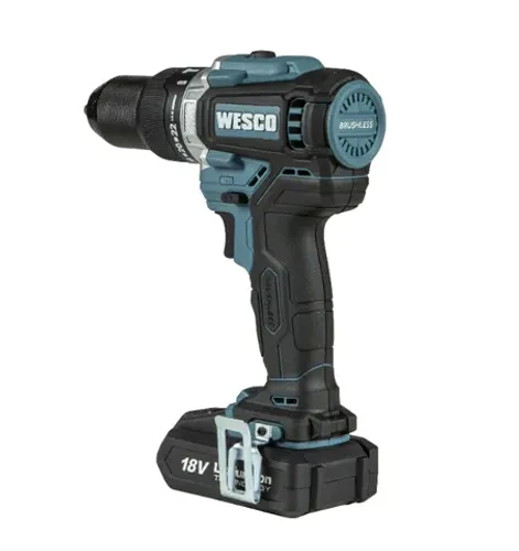 Parafusadeira e Furadeira de Impacto Brushless 1/2 Pol. 13mm 18V Completa-Wesco