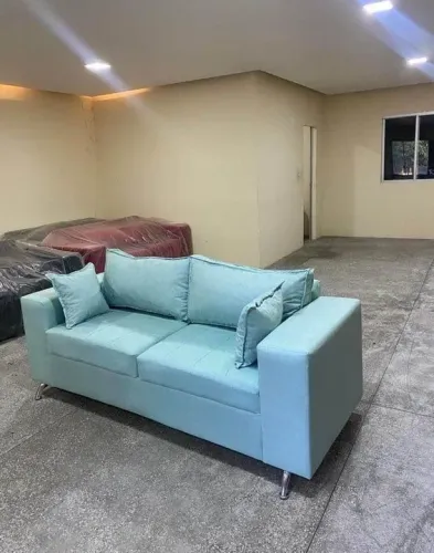 Sofá Veneza 3 lugares 2.10 largura frete grátis R$ 1.399,99 a vista 